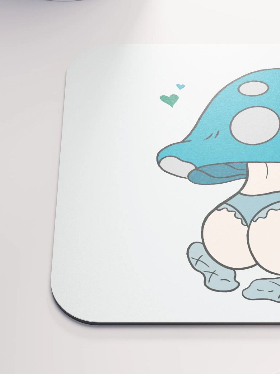 Mushroom Baddie Desk Mat - Dark Blue product image (6)