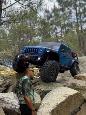 Just look at it! 👀🤩 I love these new fenders so much I may have to get a set for my full size JT! #rccrawler #rccarsoftiktok #rctruck #rc #fyp #jeep #jeepgladiator #scx10iiigladiator 