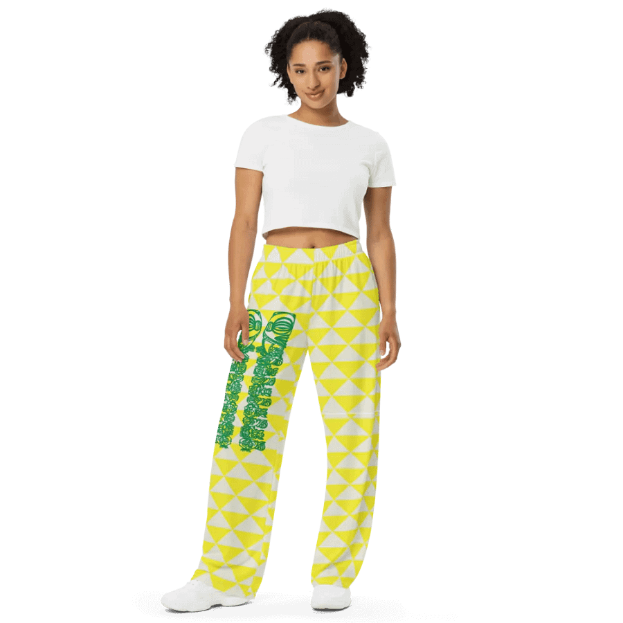 Spiral TIKI Unisex Wide-Leg Pants product image (9)