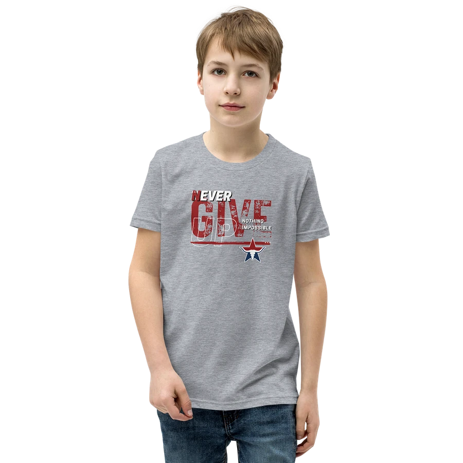 Austin Wranglers Kids Never Give Up Tee product image (9)