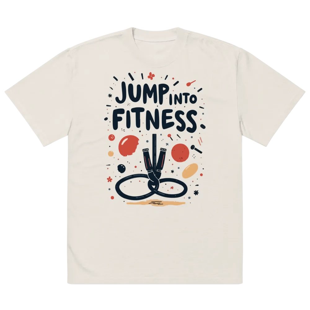 Jump into Fitness Oversized T-Shirt product image (2)