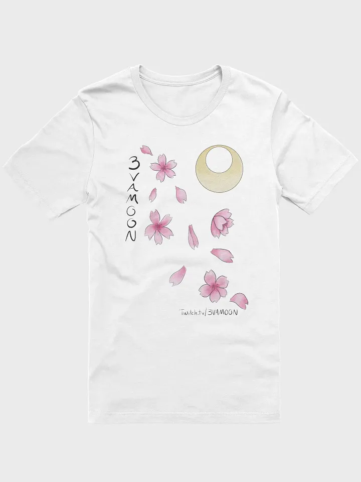 Sakura Moon Watercolor Unisex Light Tee product image (32)
