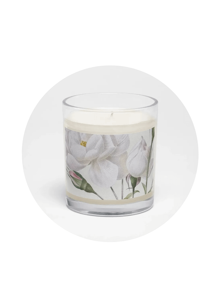 White Flowers. Soy Wax Candle product image (1)
