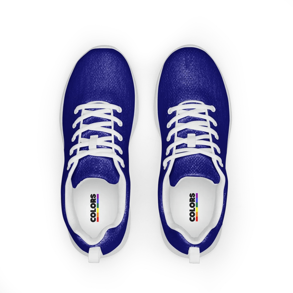 Men's Navy Blue Athletic Shoes Lace-up Sneakers product image (1)