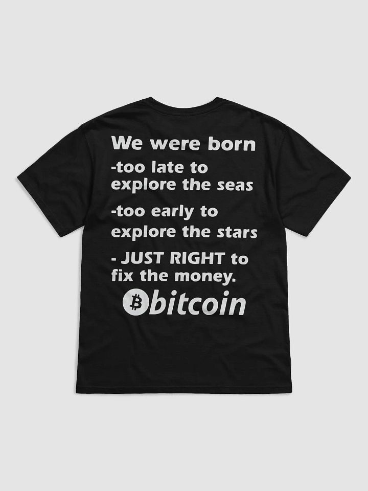 Just Right To Fix The Money Bitcoin Shirt product image (1)