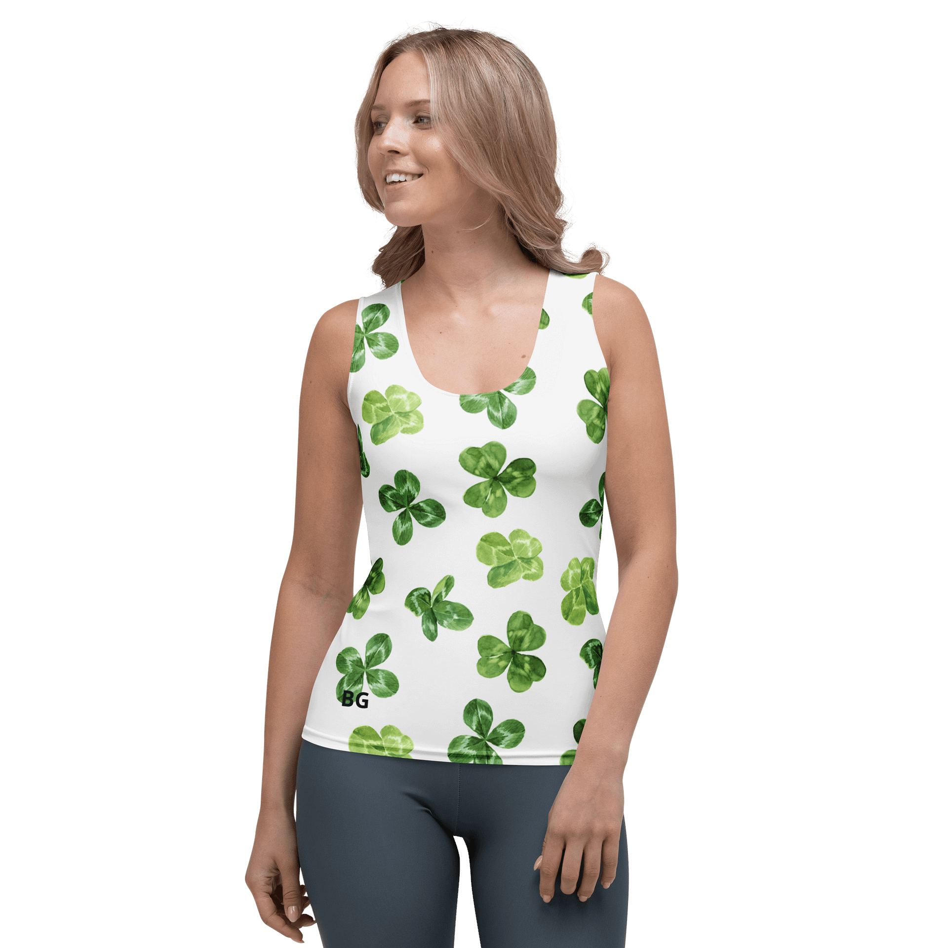 Barry Grady 'Lucky Clover' All-Over Print Tank Top product image (1)