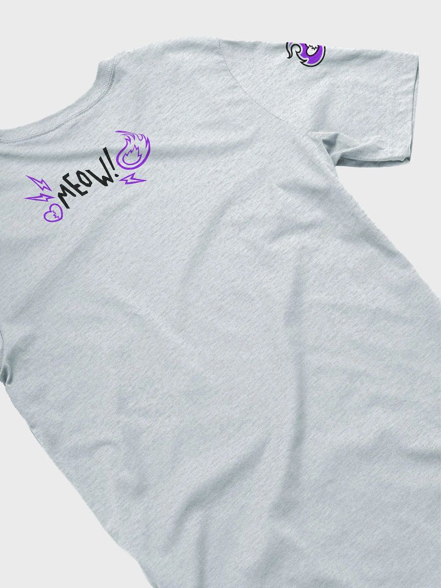 Heartbreaker Virtual Meow // T-Shirt - Purple - Light Mode product image (4)