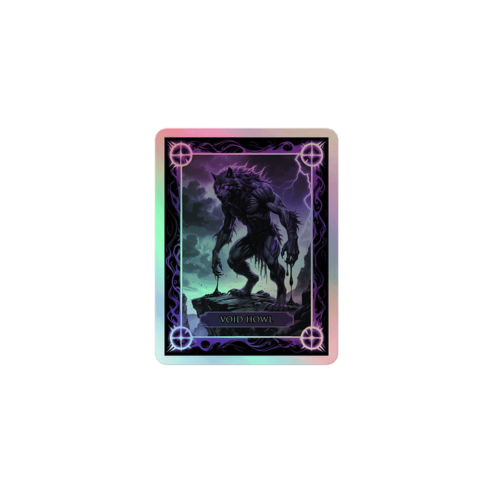 Void Howl Holographic Sticker Sheet product image (1)