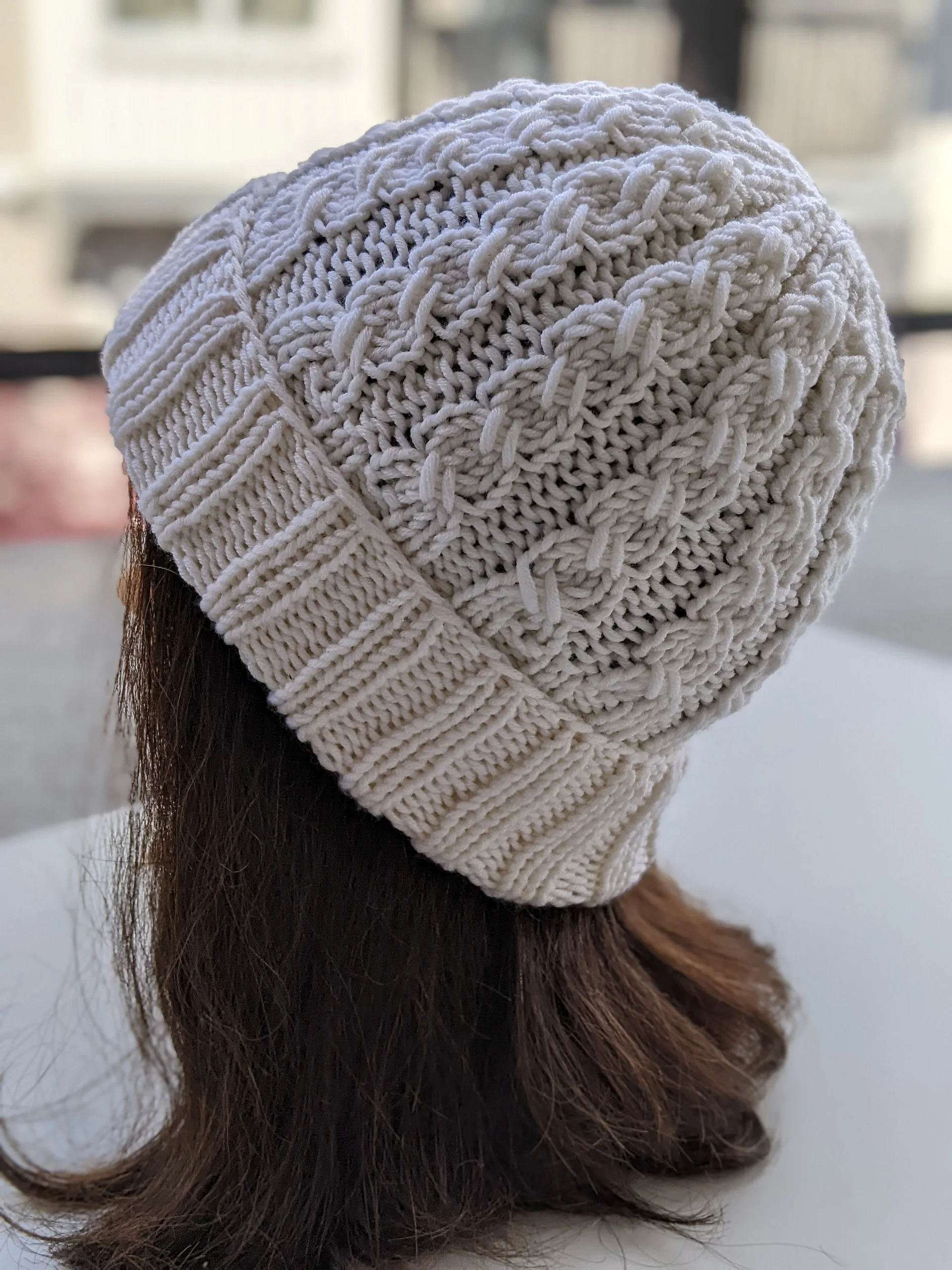 Knit Lunar Cable Hat Pattern product image (6)