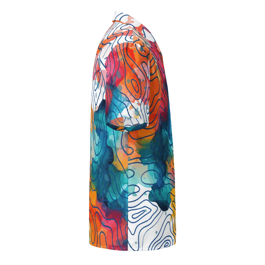 Topographic Breeze Hawaiian Shirt product image (4)