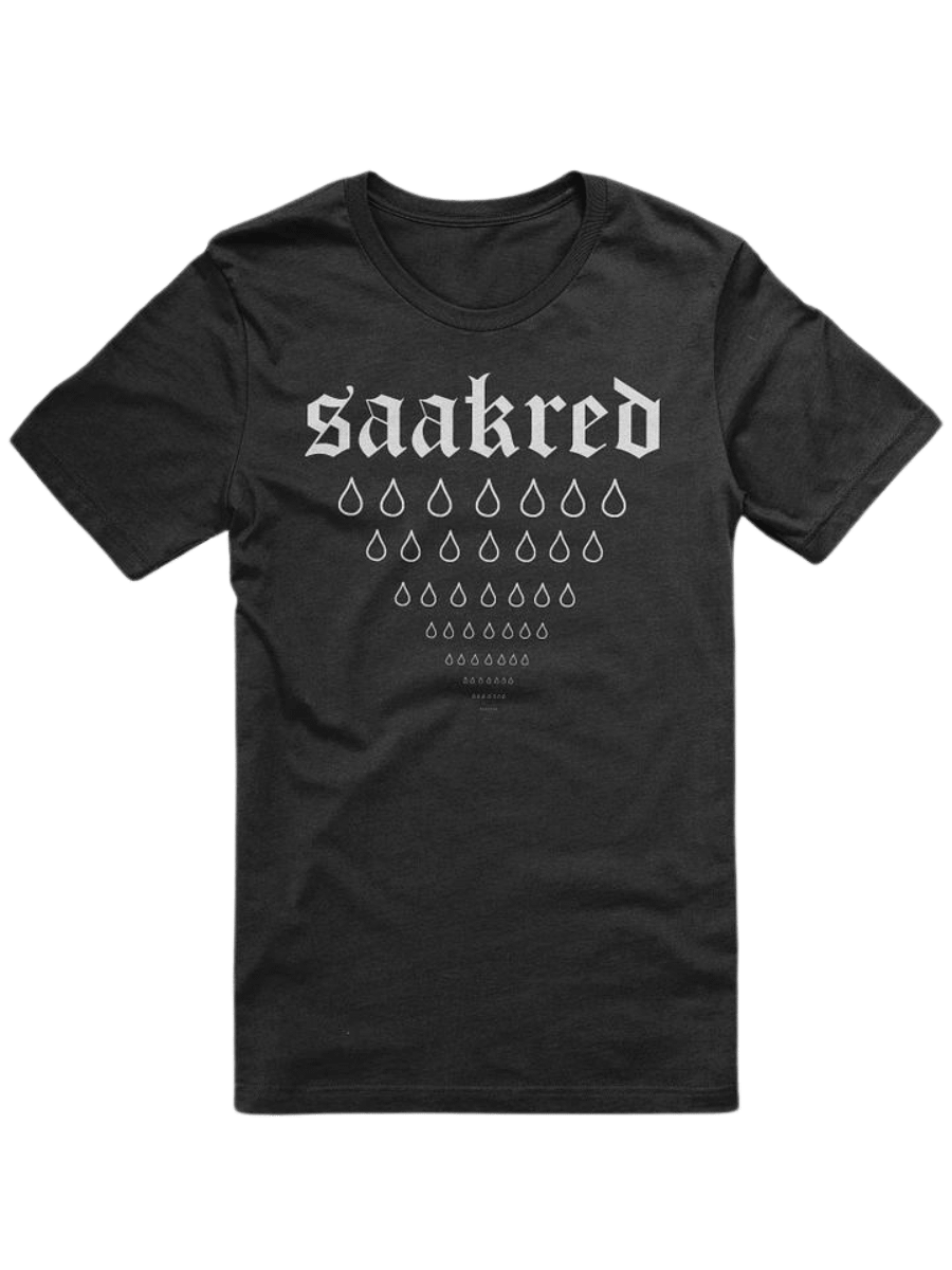 Saakred Tears Tee (black) soft-cotton product image (1)