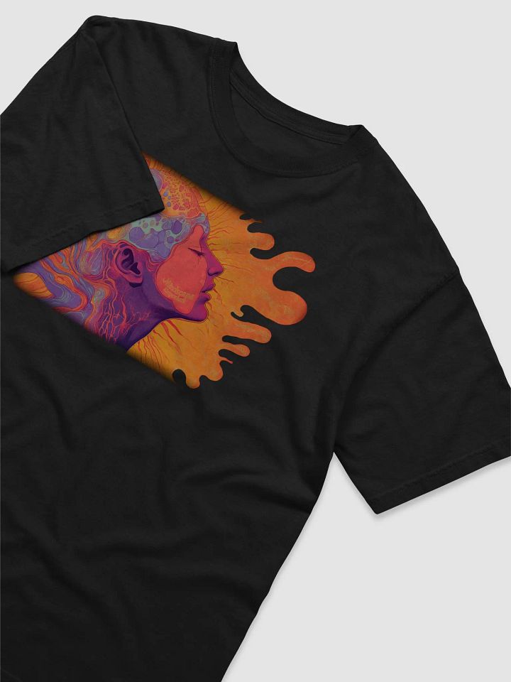 Psychedelic Neural Profile T-Shirt product image (1)