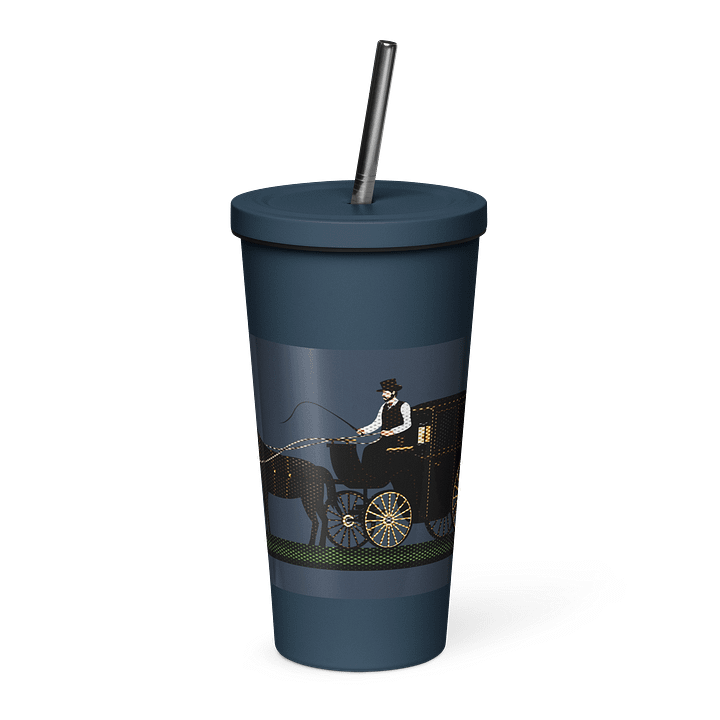 Stippled Carriage Insulated Tumbler product image (1)