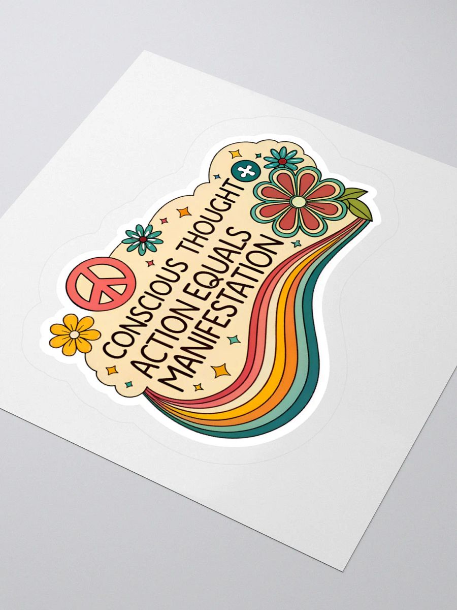 Conscious Manifestation Kiss Cut Stickers product image (11)