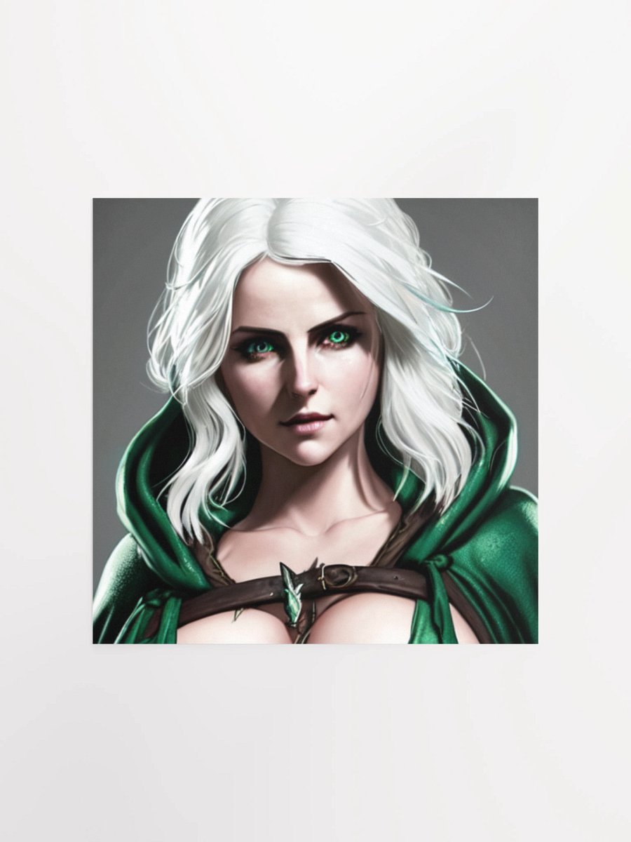 Emerald Guardian Matte Poster product image (2)