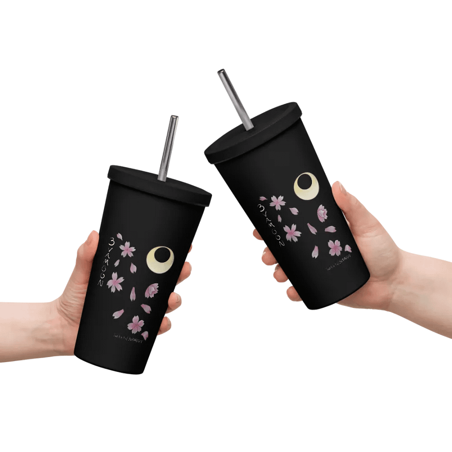 Sakura Blossom Insulated Tumbler w/ Straw product image (4)