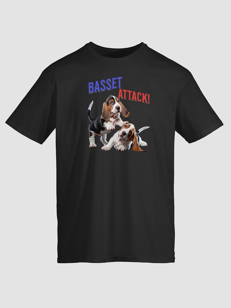 BASSET ATTACK! Unisex Puppy Play T-Shirt product image (1)