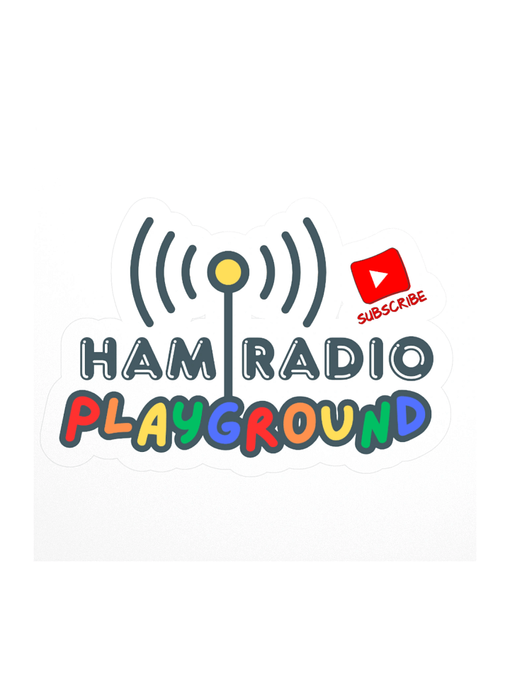 Ham Radio Playground Sticker product image (1)