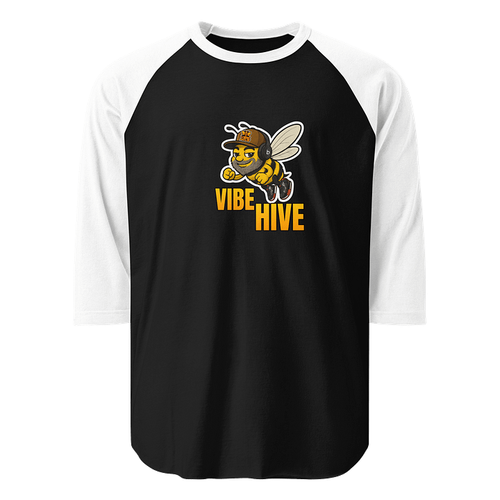Bearded Buzz: VIBE HIVE Edition Raglan Tee product image (1)