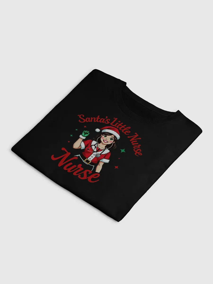 Santa's Stethoscope Little Nurse Premium Crop Top product image (23)