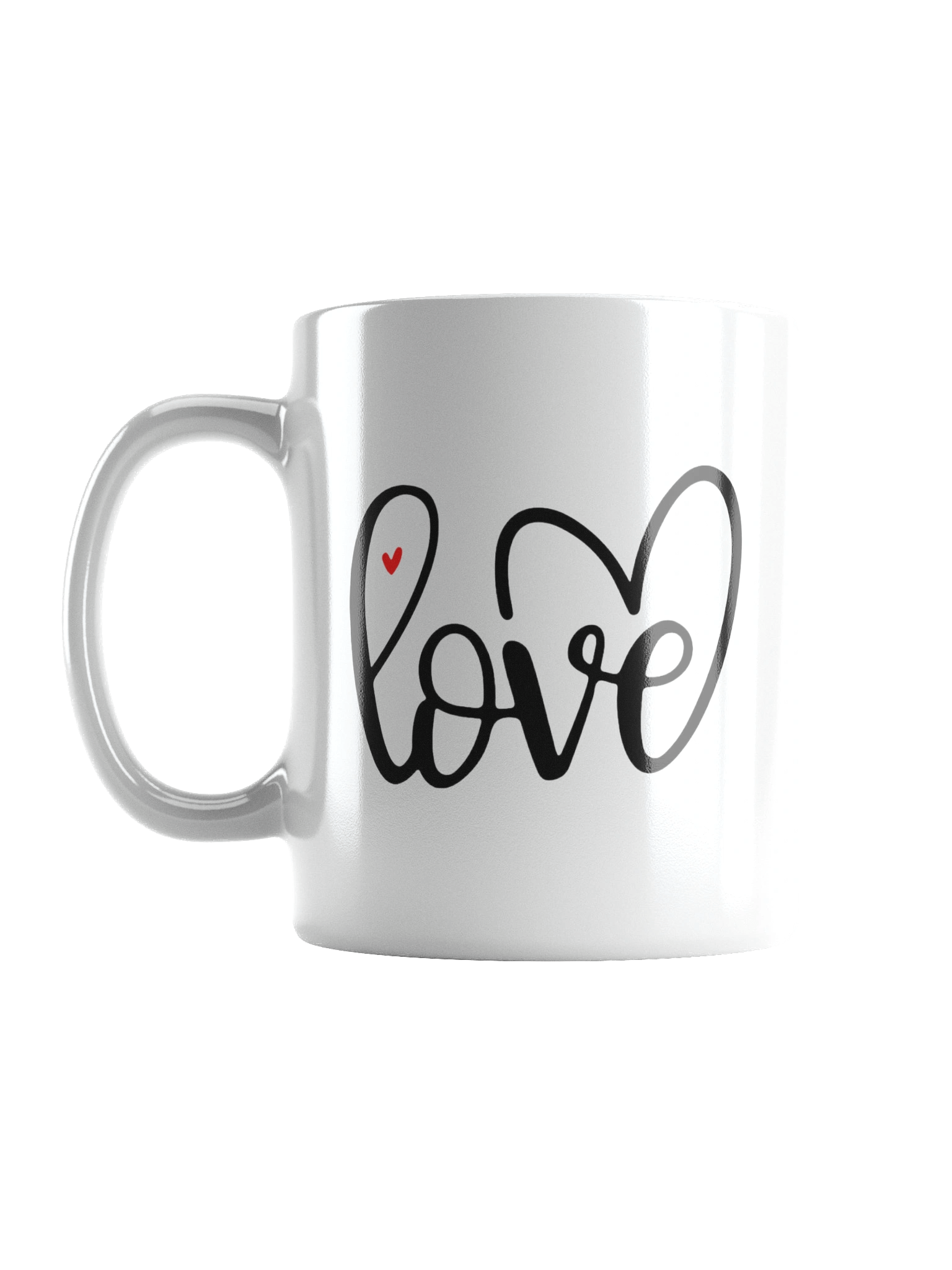 Love in Every Sip White Glossy Mug product image (2)