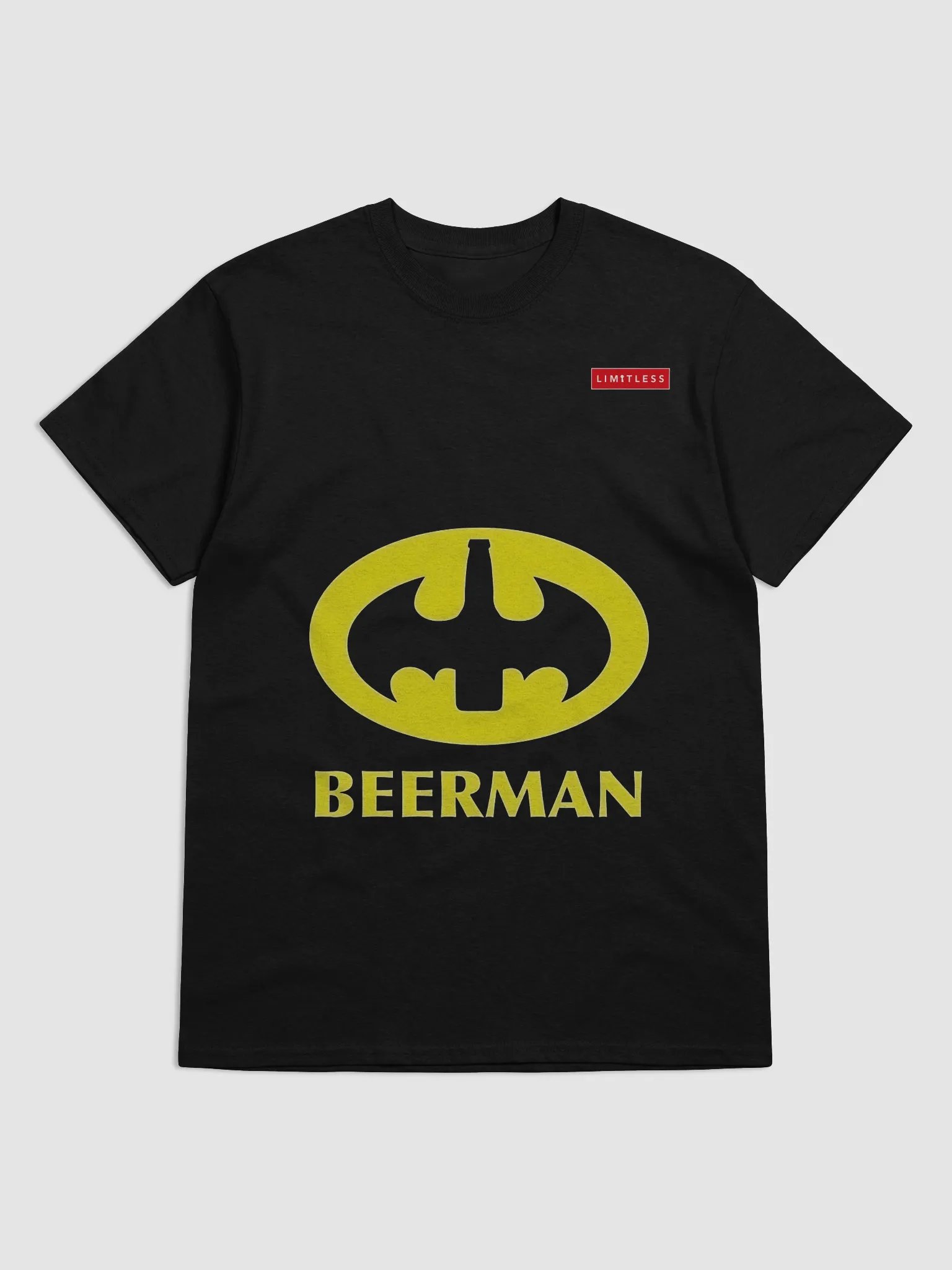 BEER_MAN Parody T-Shirt – Drunk Batman Streetwear by Limitless Vibe product image (1)