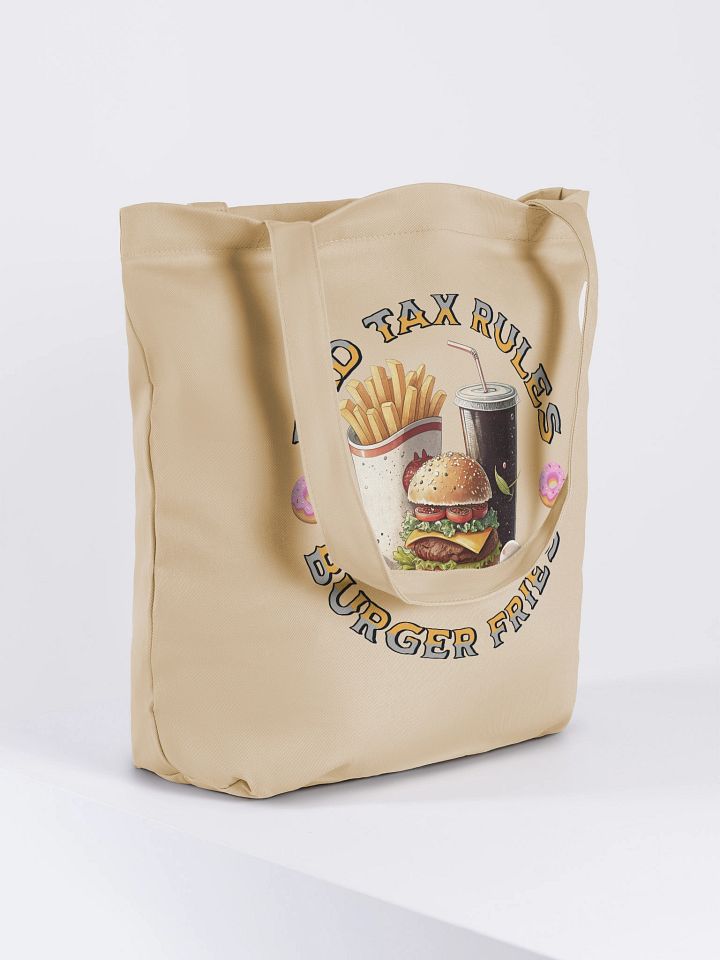 Dad Tax Rules Burgers Fries co-Friendly Tote Bag product image (4)