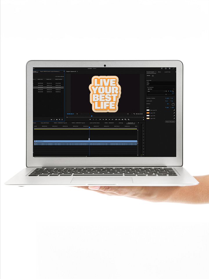 Dynamic 3D Text Animation MOGRT Template (Adobe Premiere) product image (2)