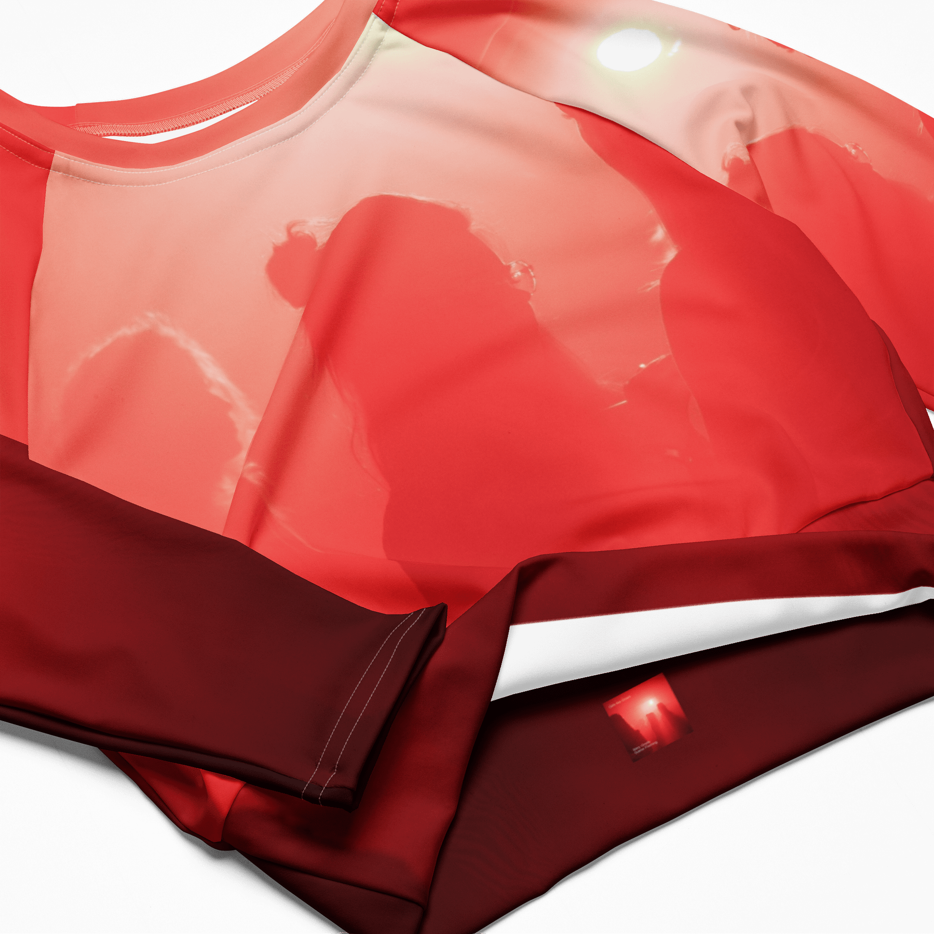 'Girls Are Down' Eco All-Over Print Crop Top product image (4)