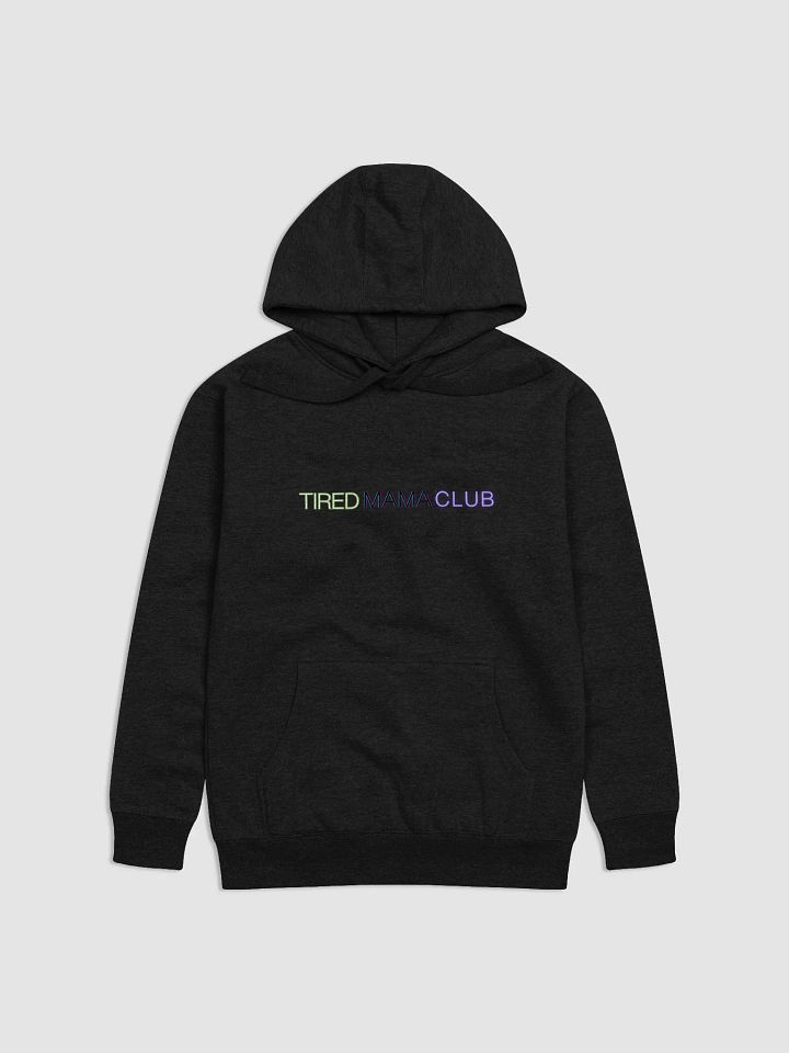 Gradient Glitch TIRED MAMA CLUB Hoodie product image (2)