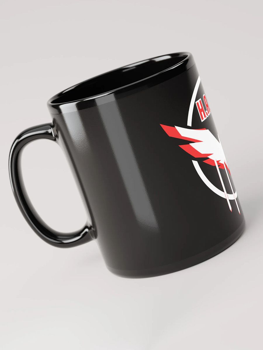 H.A.L.O. Division Black Glossy Mug product image (3)