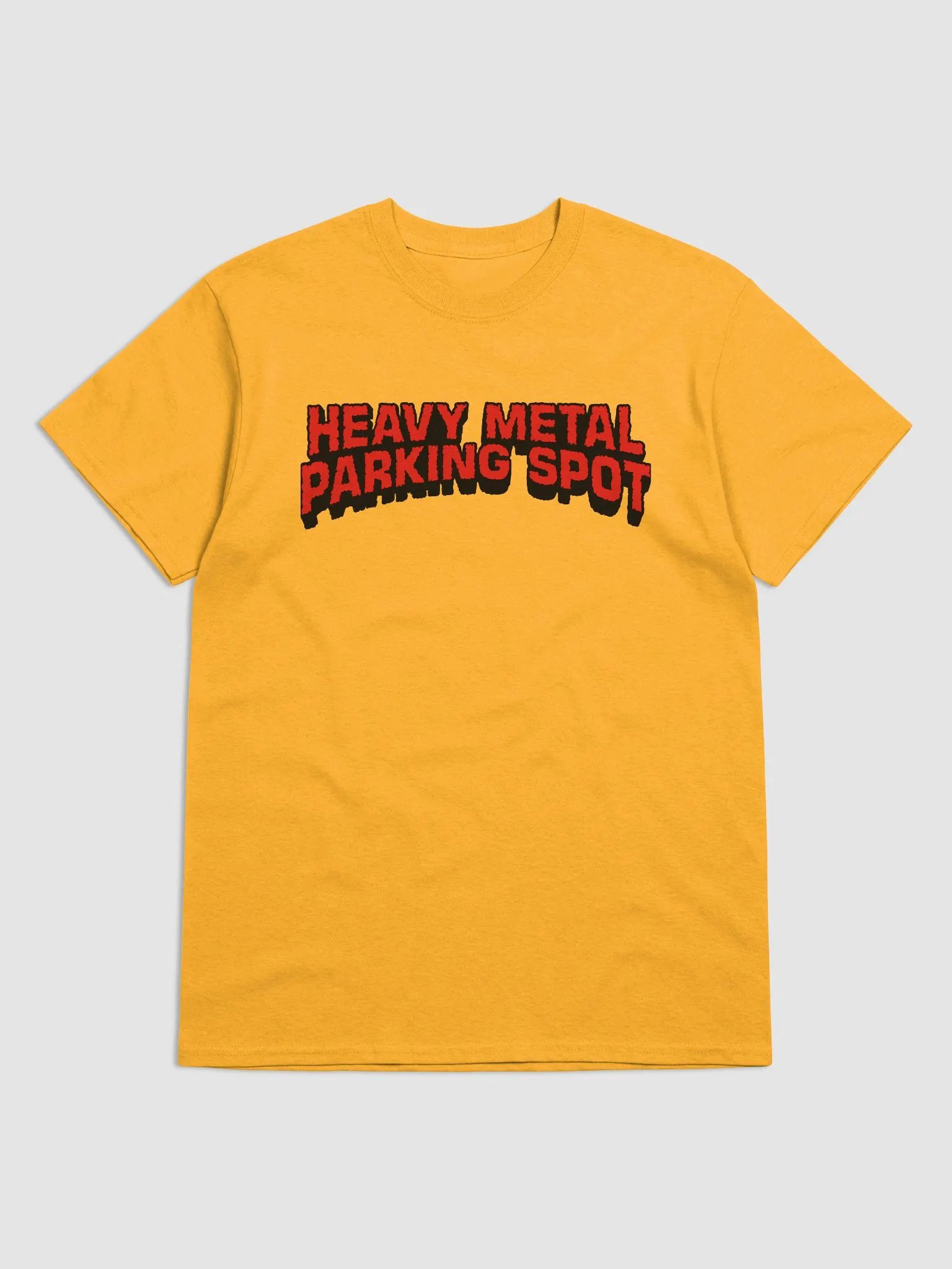 Bold Logo - Red on Yellow T-shirt product image (2)