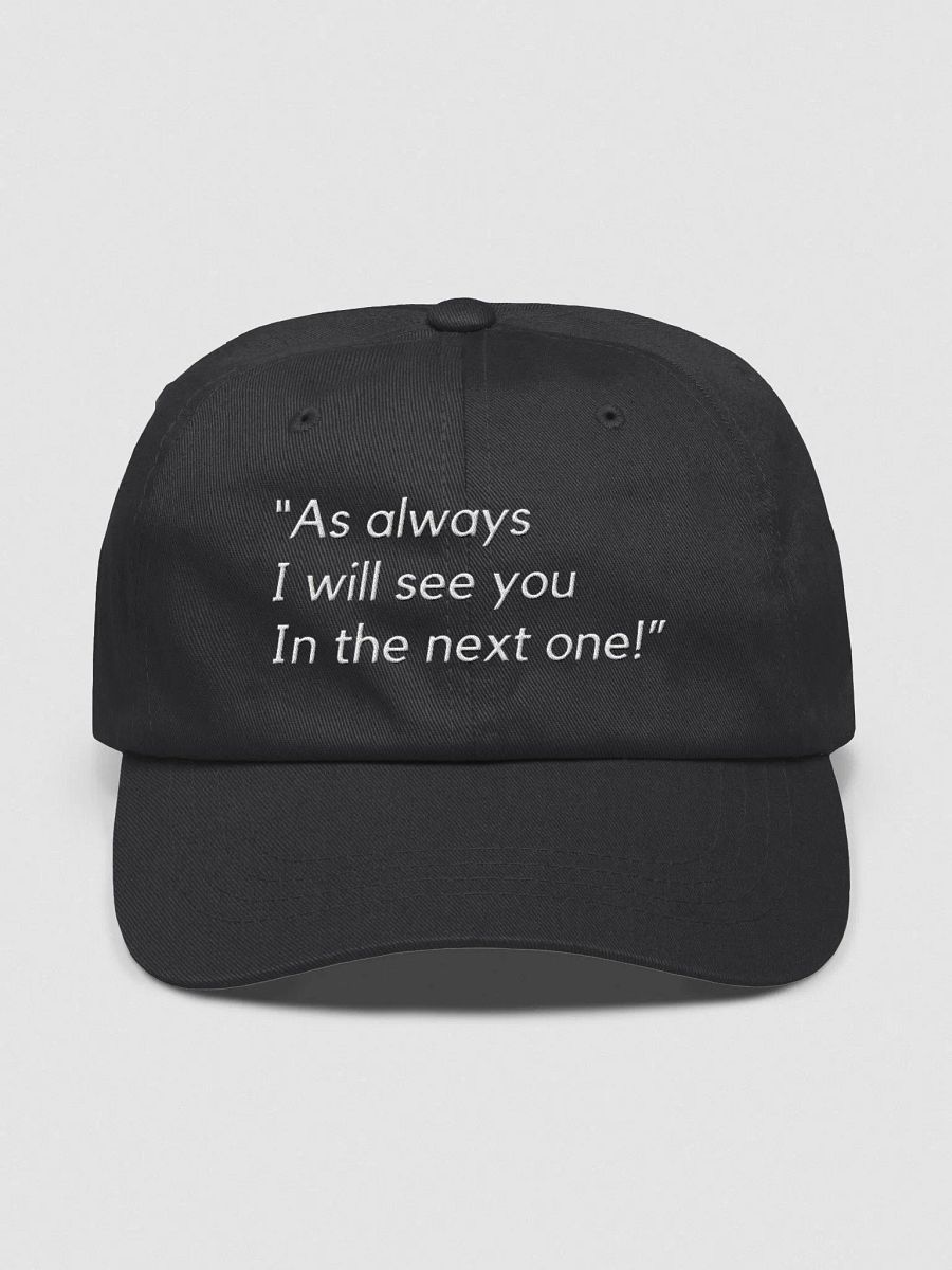 Outro (Black) - Cap product image (1)