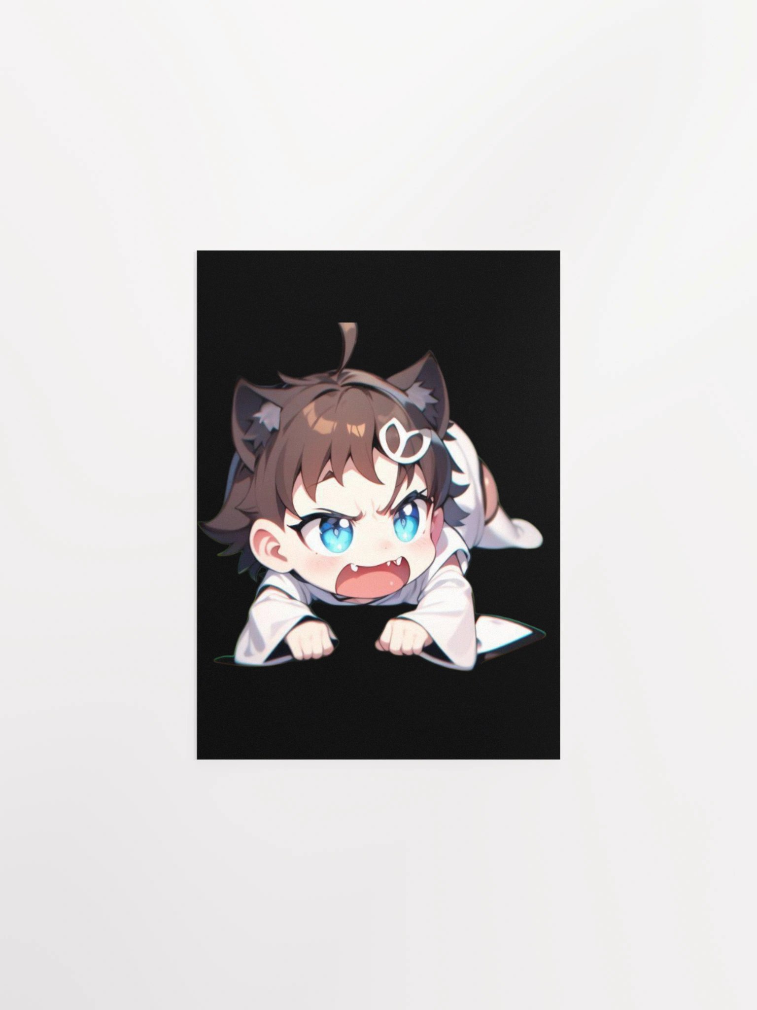 Hissing Feline Determination Poster product image (3)