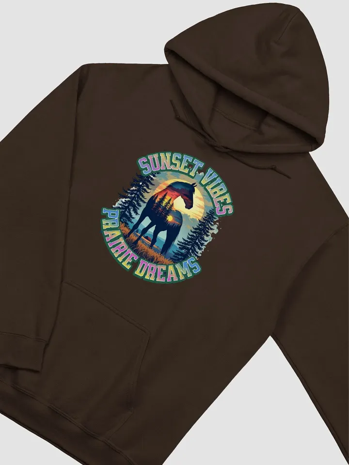 Sunset Vibes Prairie Dreams Horse Hoodie product image (4)