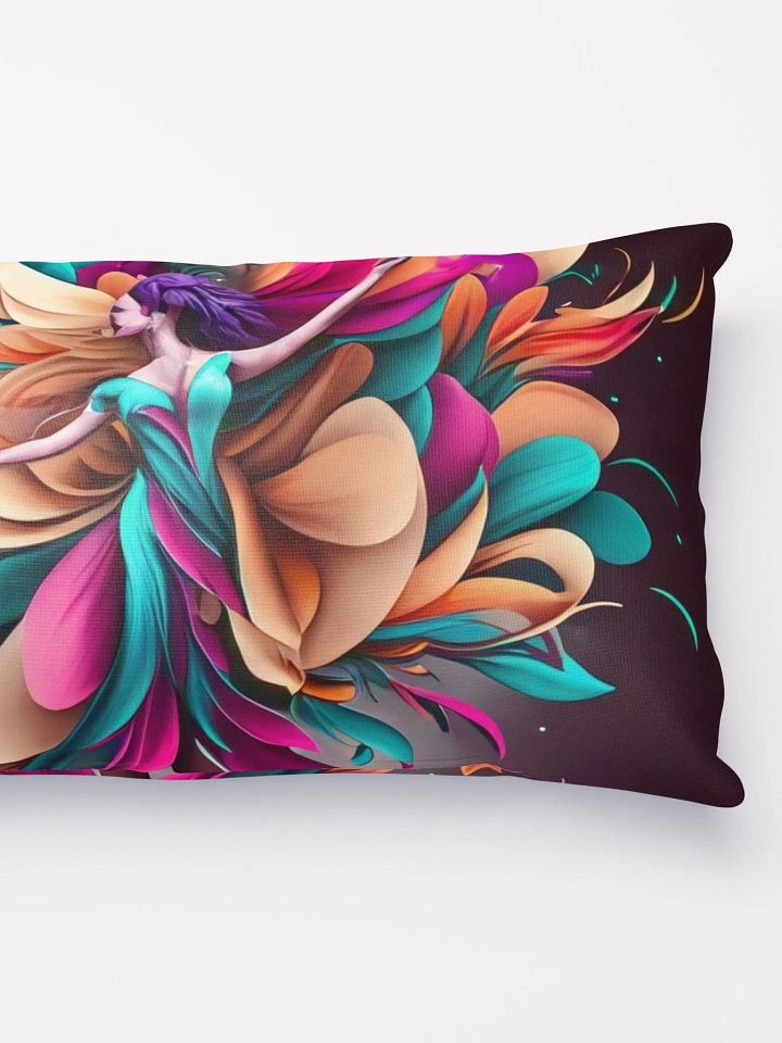 Explore the Globe with the Floral Dance Throw Pillow product image (2)