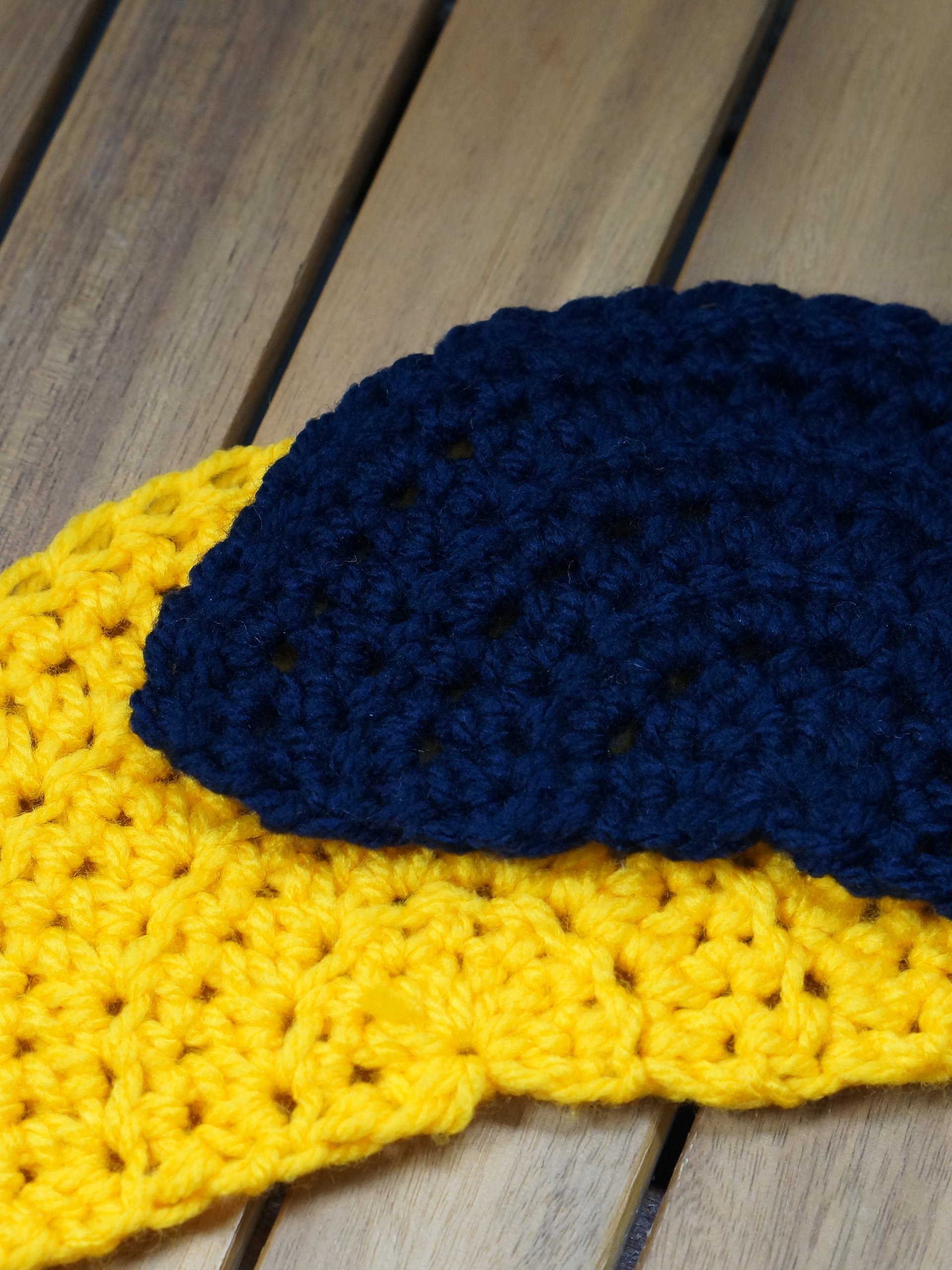 Half double crochet semi circle pdf pattern product image (3)