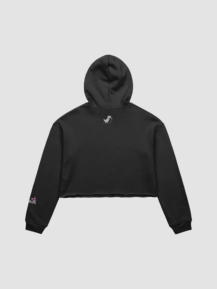 NO SPOONS fleece crop hoodie product image (2)