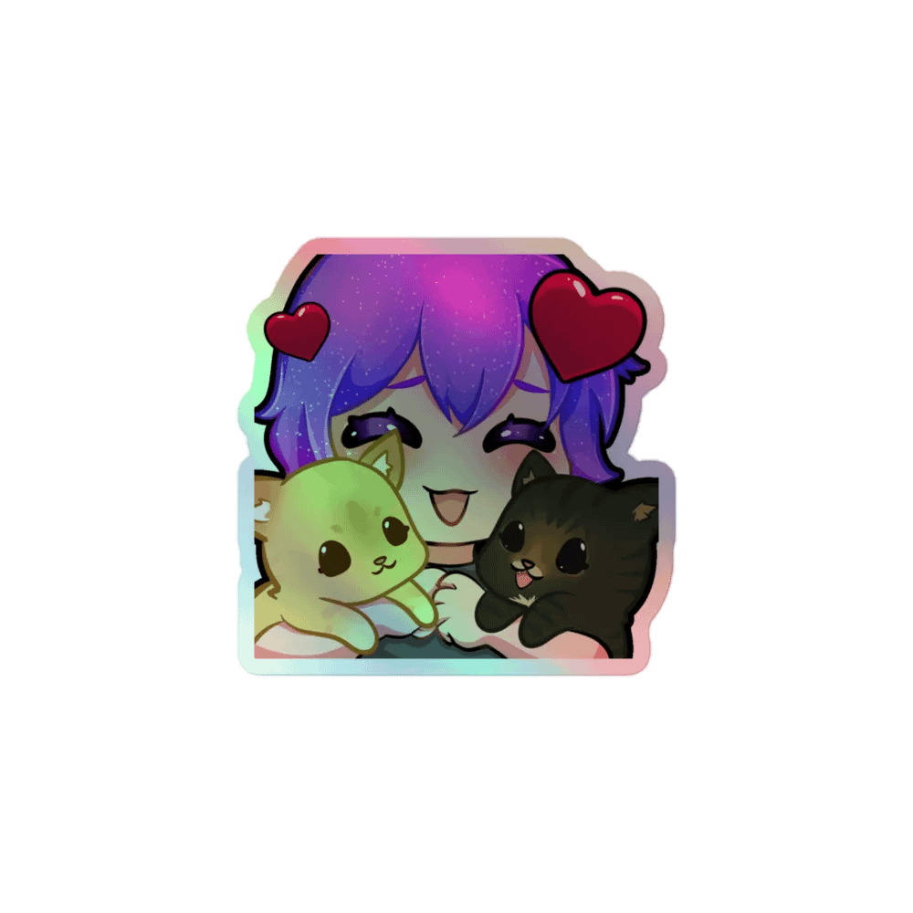 Neko Kittyhug Sticker product image (1)