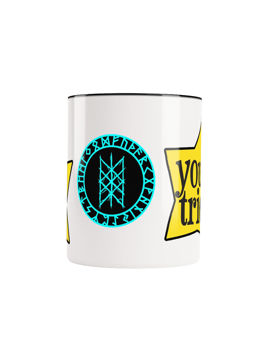 You Tried Glossy Black Handled Mug product image (10)