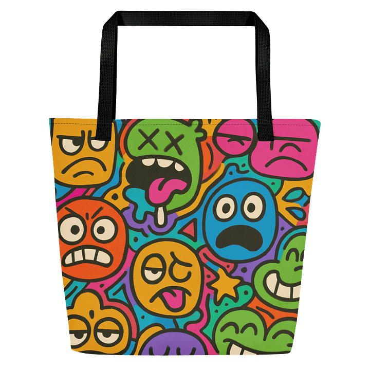 Explosion of Emotions: Multicolor Pop Art product image (1)