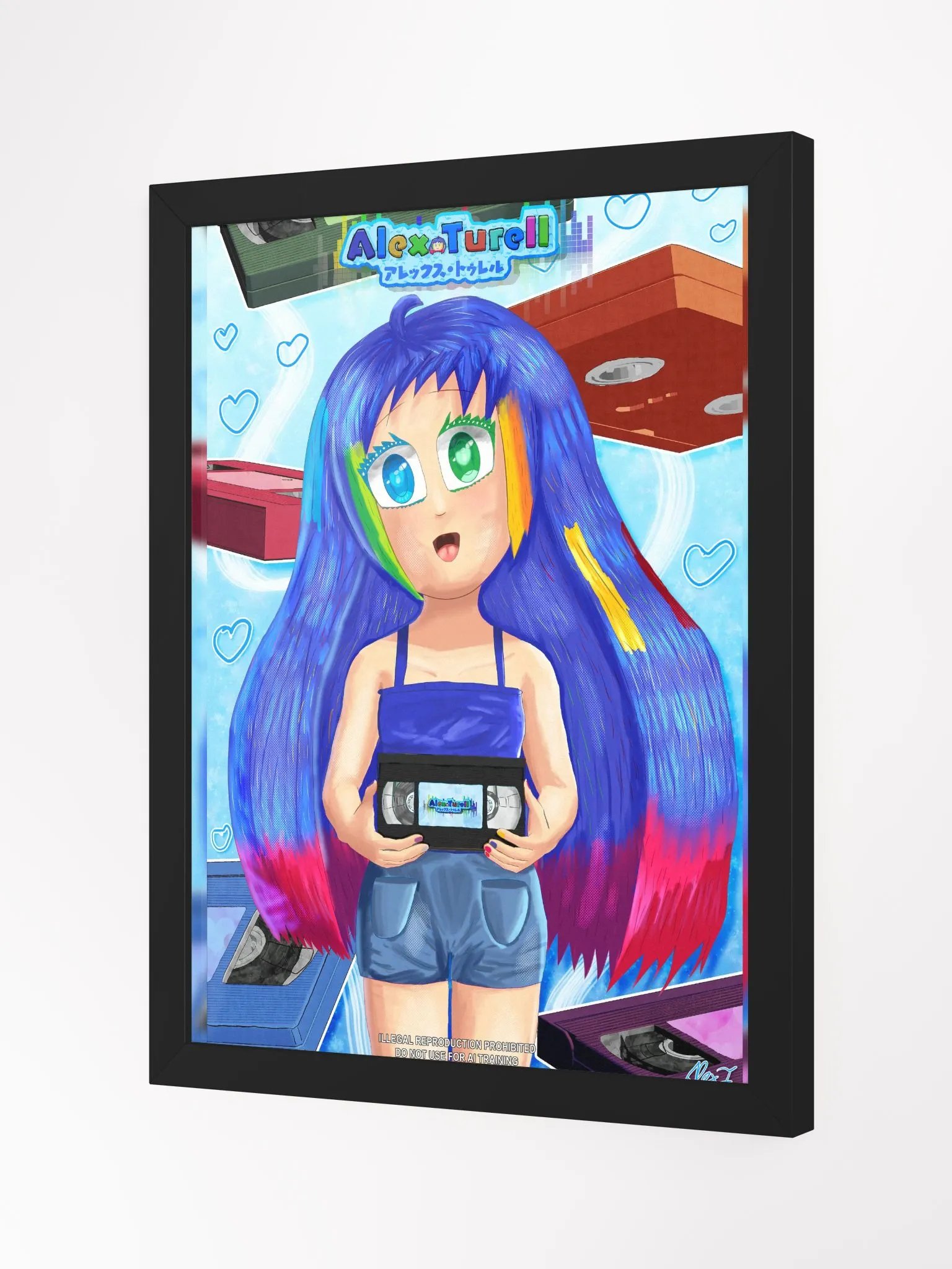 Cute n' Seiso Lil Bro Loves VHS [FRAMED POSTER] product image (26)