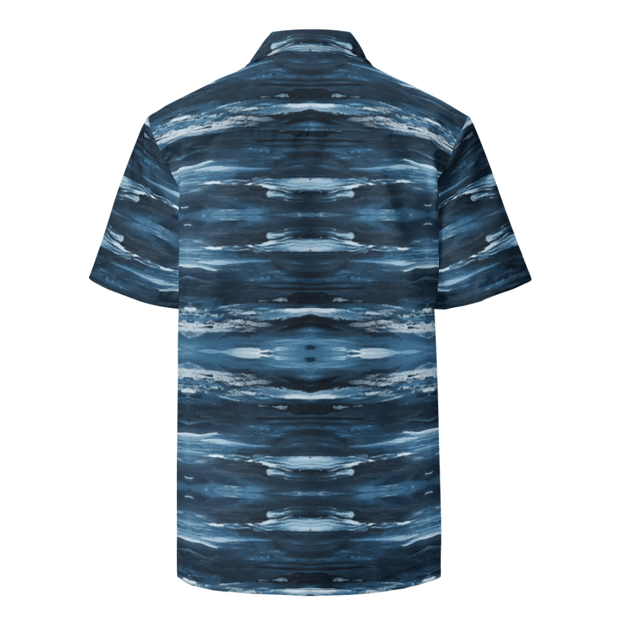 Blue Breeze Kaleidoscope Hawaiian Shirt product image (1)