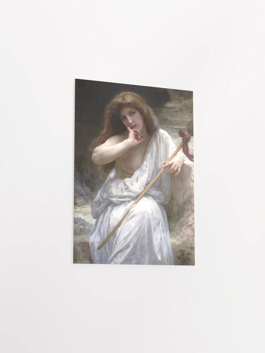 Mailice or Bacchante by William-Adolphe Bougureau Poster product image (2)