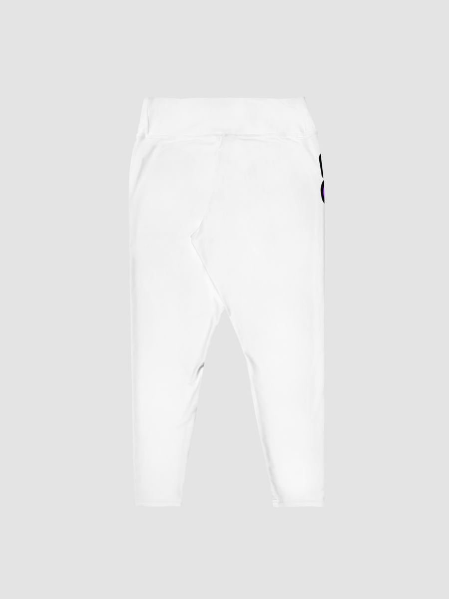 Bear Clan Plus Size Leggings - White product image (5)