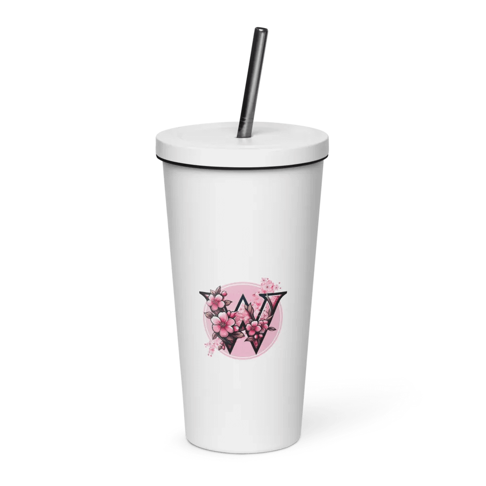 Vaso de acero inoxidable con pajita product image (4)
