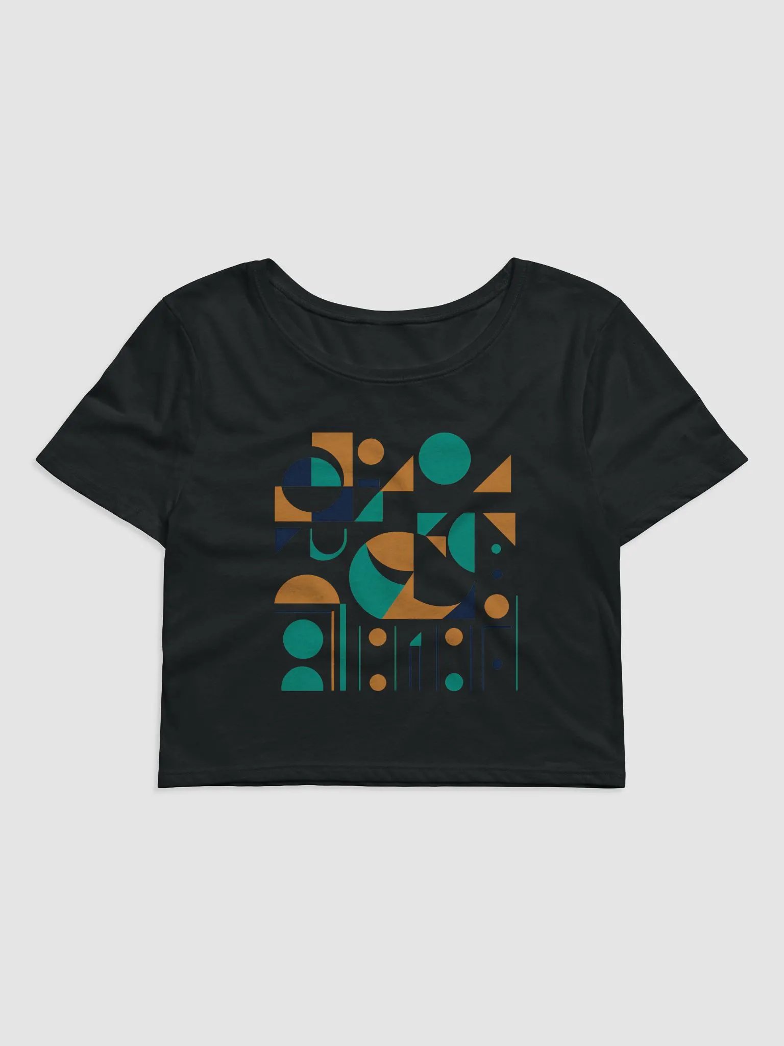 Abstract Geometric Harmony Crop Tee product image (2)