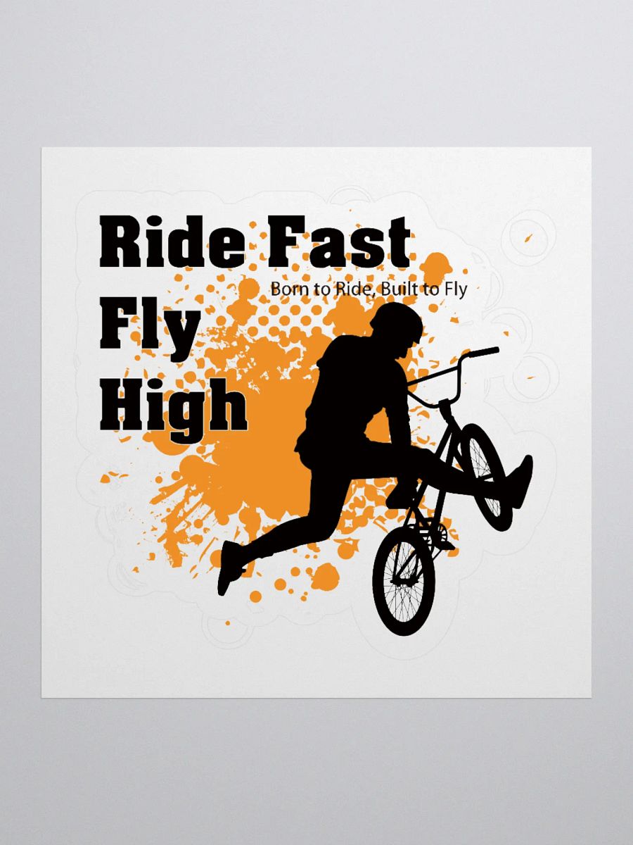 Ride Fast Fly High Kiss Cut Stickers product image (3)