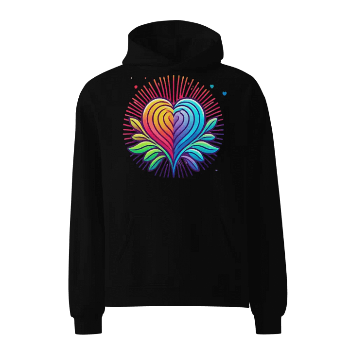 Heart Harmony Unisex Oversized Hoodie product image (1)