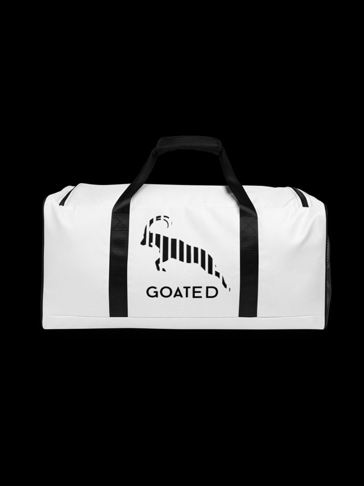 GOATED SPORTS® Duffle Bag | White product image (1)